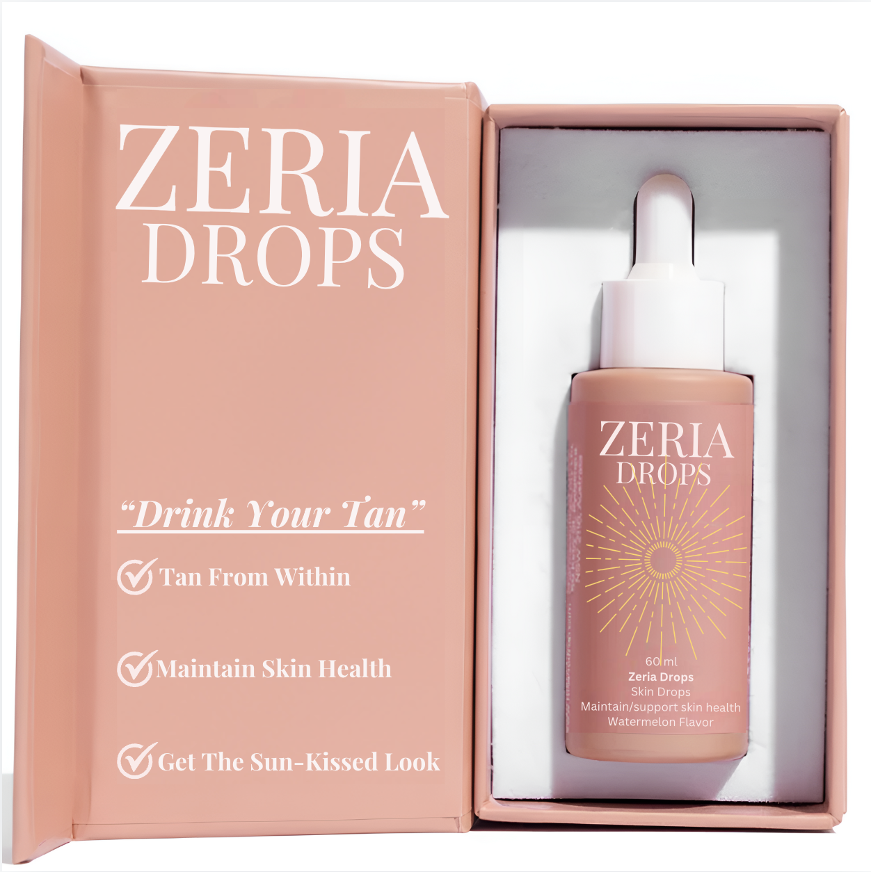 Zeria Tanning Drops testing.